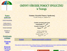 Tablet Screenshot of gops.tworog.pl